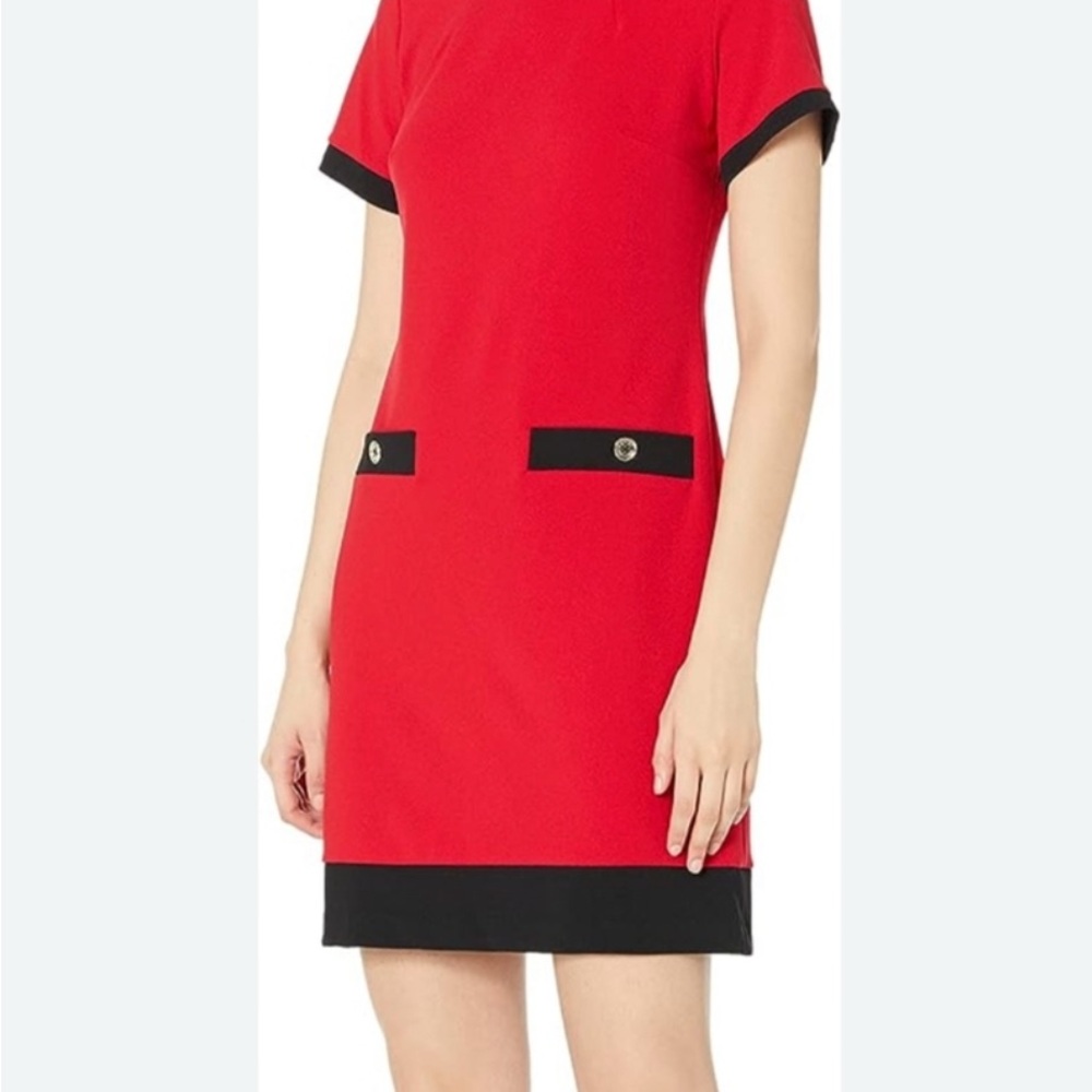 Tommy Hilfiger Red and Black Mini Dress - Picture 5 of 5